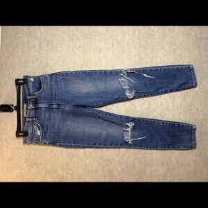 Joe's Jeans Stylish Distressed High-Waisted Jeans  29x36 High Rise Skinny